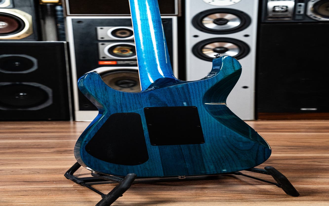 Jackson Custom Shop SL HSS FR Electric Guitar - Trans Blue