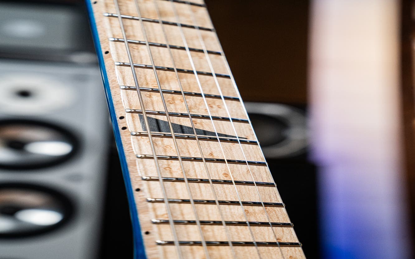 Jackson Custom Shop SL HSS FR Electric Guitar - Trans Blue
