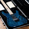 Jackson Custom Shop SL HSS FR Electric Guitar - Trans Blue