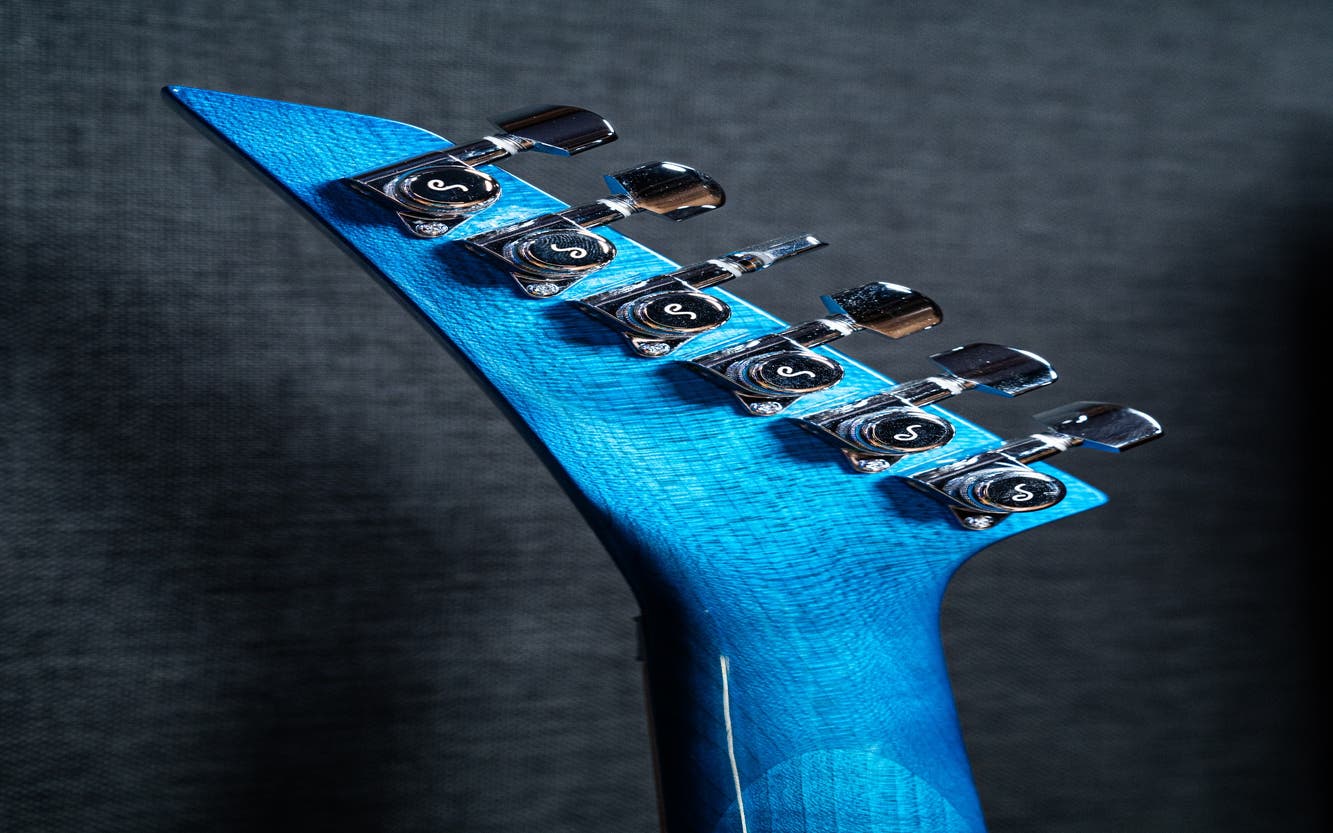 Jackson Custom Shop SL HSS FR Electric Guitar - Trans Blue