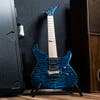 Jackson Custom Shop SL HSS FR Electric Guitar - Trans Blue