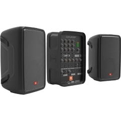 JBL EON208P 2-Way 8" PA Package w/Powered 8-Channel Mixer and Bluetooth