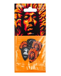 Dunlop Hendrix 69 Psych Series Pick Players Pack - Voodoo Fire (JHP14HV)