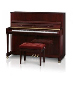 Kawai K300JMP 122cm Upright Piano - Polished Mahogany