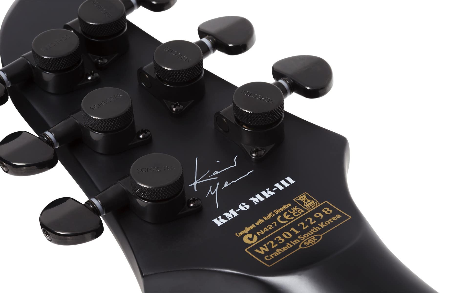 Schecter KM-6 MK-III Legacy - Transparent Black Burst