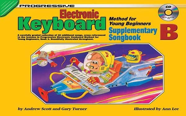 Progressive Kbd Mth Yng Beg Supp Bk B Cd 69276
