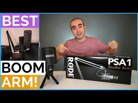 Rode PSA1 Studio Broadcast Style Boom Arm (For Desktop Use)