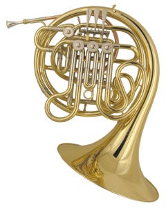 Wisemann Double French Horn - Bb/F - Brass Lacquered (WI-DFH-BF600)