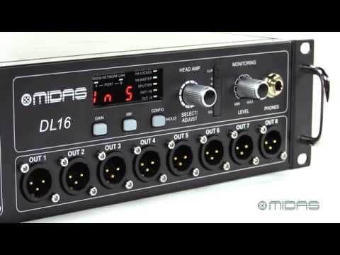 Midas DL16 Stage Box w/ Midas Preamps