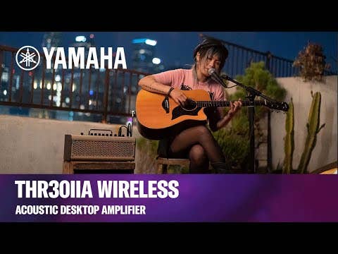 Yamaha THR30IIA Wireless Acoustic Guitar Amp w/Bluetooth + Rechargeable Battery