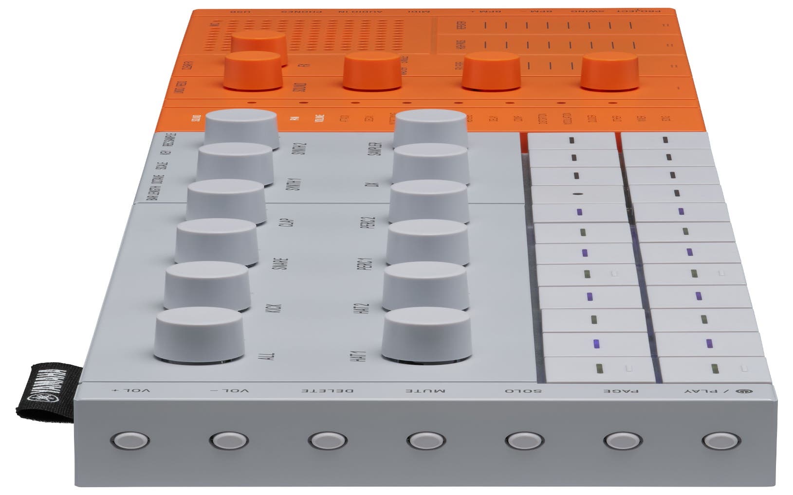 Yamaha SEQTRAK Portable Synth / Music Production Studio - Orange (Limited)