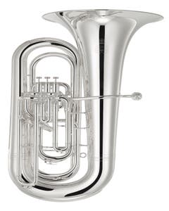 Yamaha YBB-632S Double B-Flat Neo Tuba - 4 Valve - Silver Plated