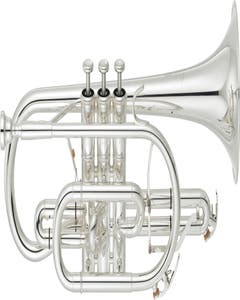 Yamaha YCR8335GSII Neo Custom Cornet - Heavy Gold Brass Bell / Silver Plated