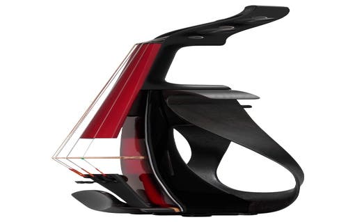 Yamaha YEV105PRO 5 string Professional Electric Violin - Deep Red