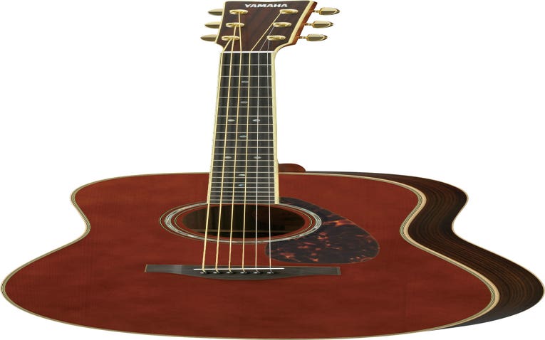 Yamaha LL16ARE Acoustic Electric Guitar w/Hard Bag - Dark Tint