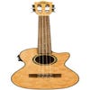 Lanikai Quilted Maple Tenor Ukulele w/Polyfoam case & Pickup - Natural Stain Gloss Finish
