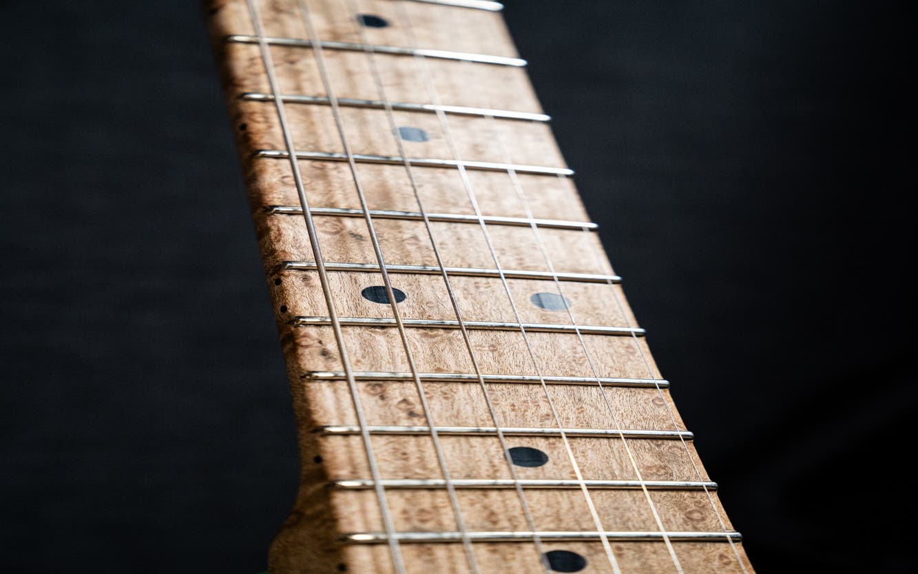 Luxxtone Guitars Choppa T w/Case - Aged Seafoam Green