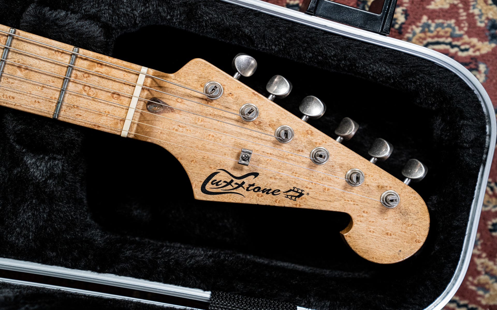 Luxxtone Guitars Choppa T w/Case - Aged Seafoam Green