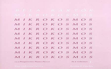 Mikrokosmos Vol1 Pink