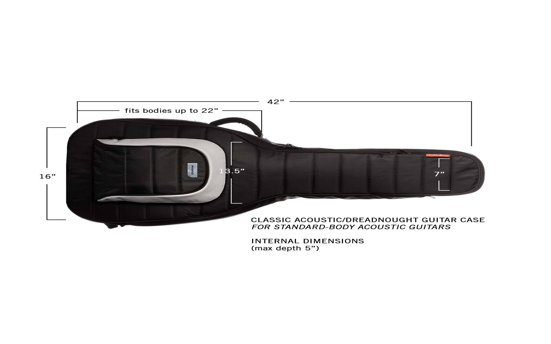 Mono M80 Dreadnaught Acoustic Guitar Case - Black