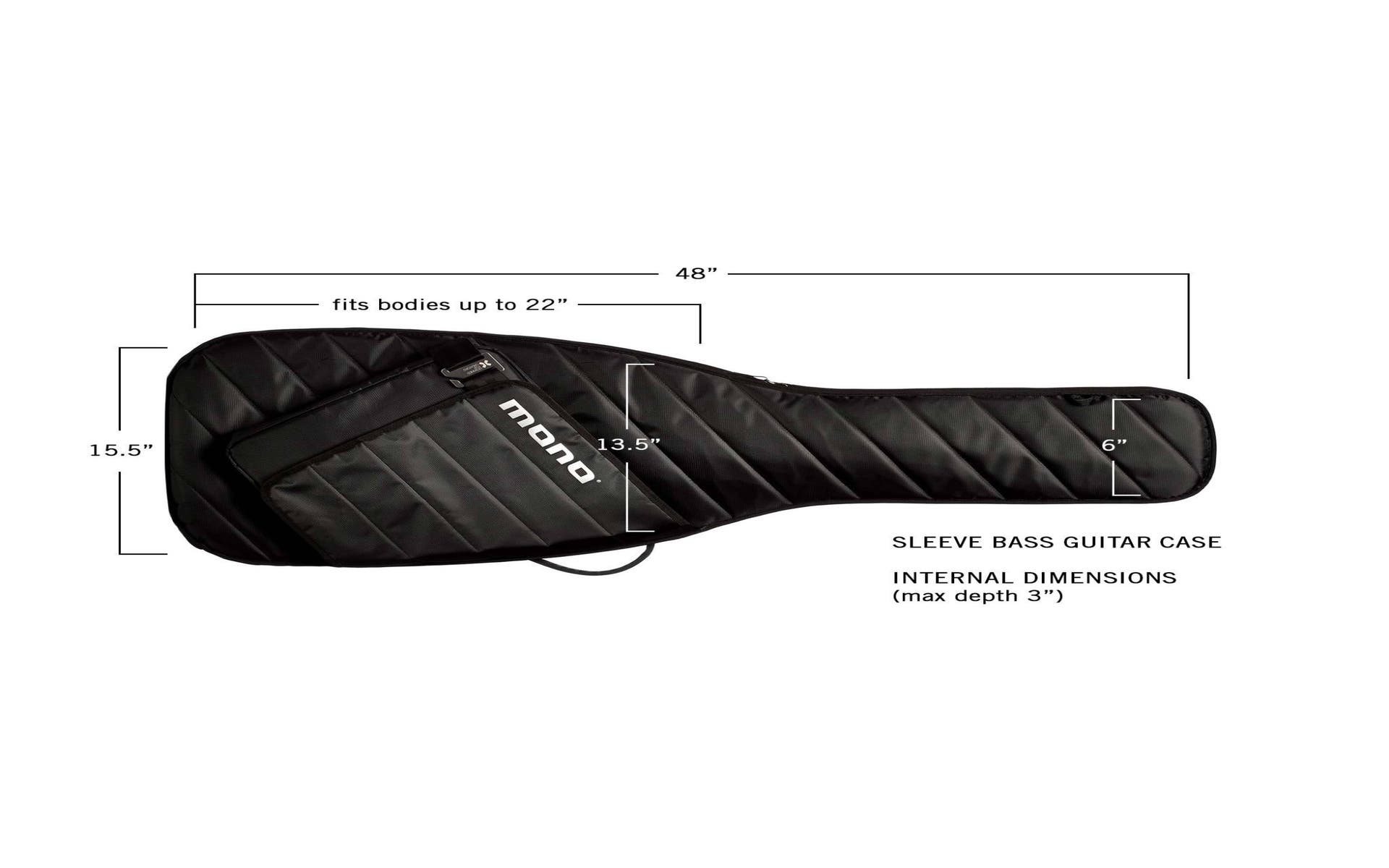 Mono M80 Sleeve Bass Guitar Bag - Black