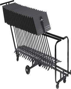 Manhasset storage cart - Holds 25 Manhasset Stands