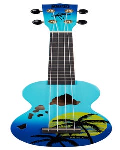 Mahalo Designer Series Soprano Ukulele - Hawaii (MD1HABUB)