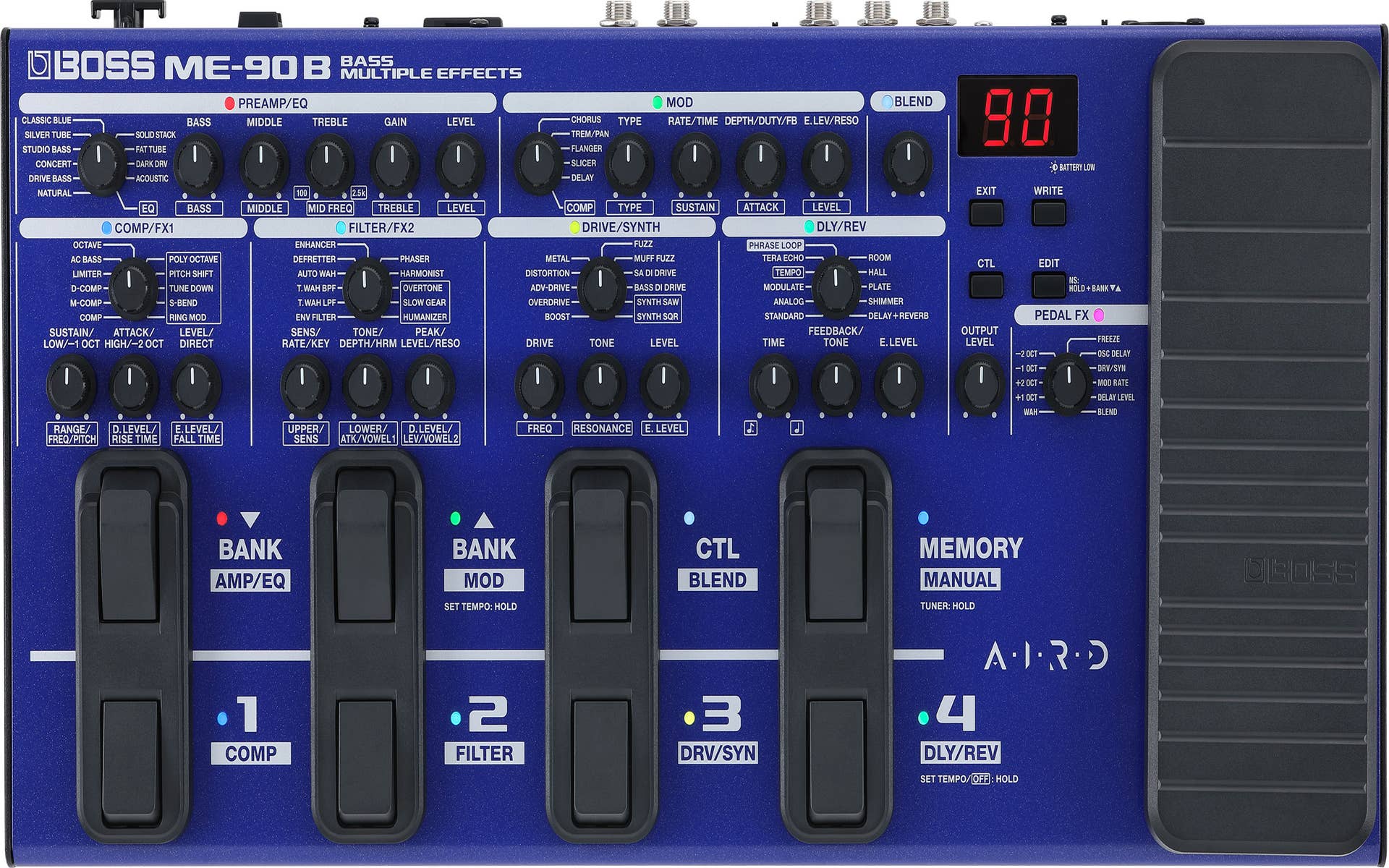 Boss ME-90B Bass Multi Effects Unit