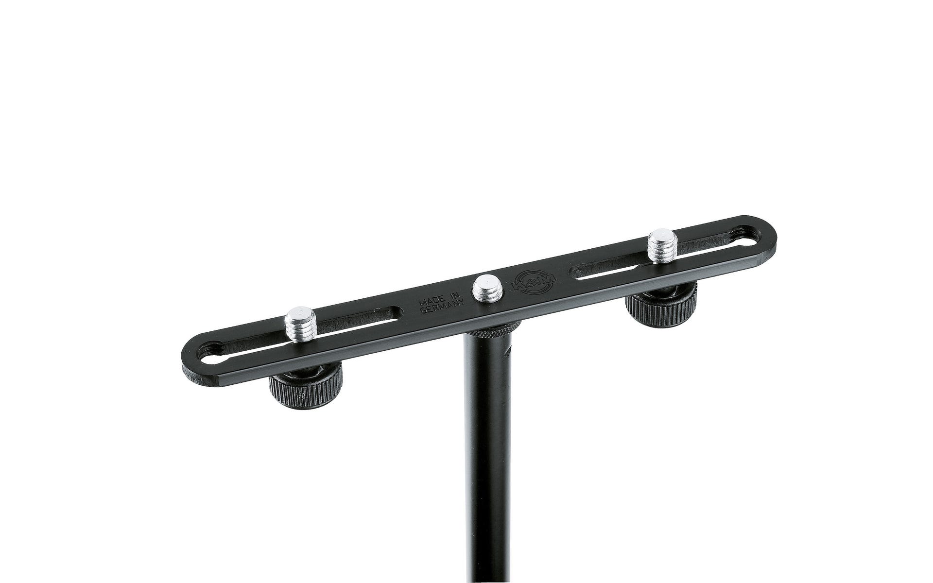 K&M Microphone Stereo Bar - Black (KM 23550)
