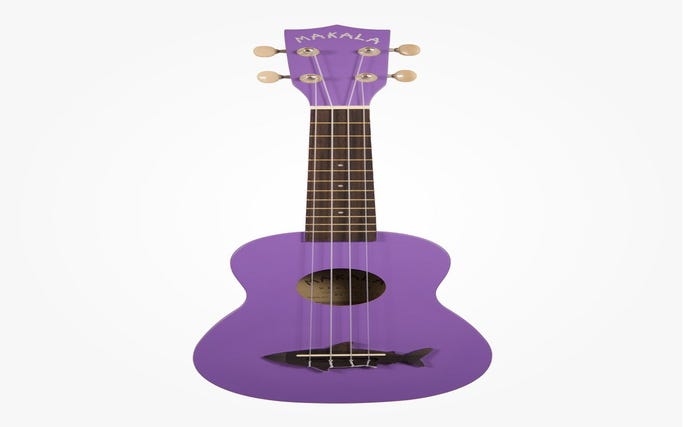 Kala Makala Shark Series Soprano Ukulele - Purple