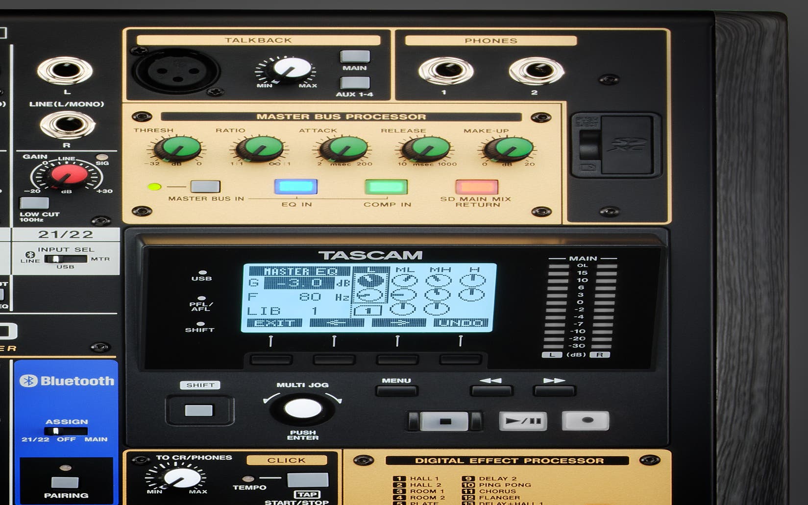 Tascam Model-2400 MultiTrack Recording / Live Mixer