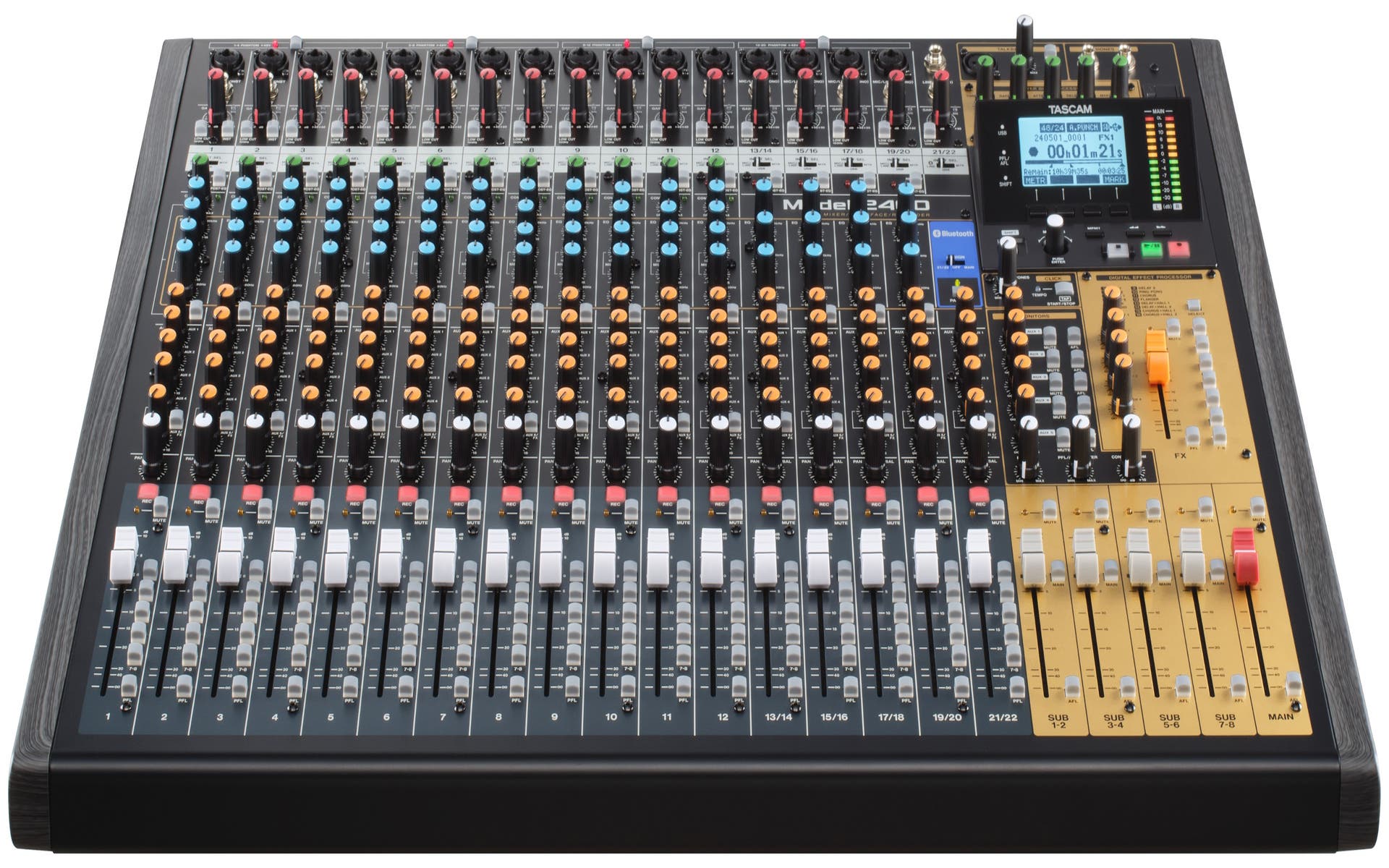 Tascam Model-2400 MultiTrack Recording / Live Mixer