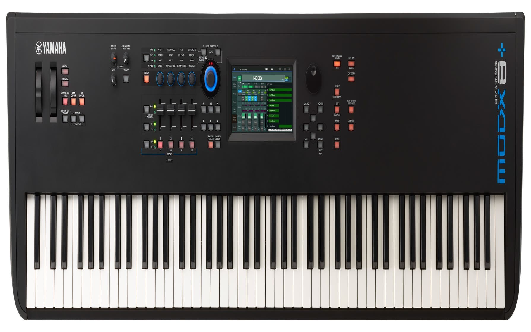 Yamaha MODX8+ 88 Graded Hammer Key Synthesizer