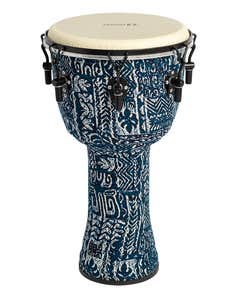 Mano Percussion MPC29BS 12" Wrench Tunable Djembe - Blue Silk