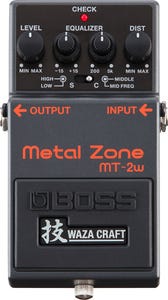 Boss MT-2W Waza Craft Metal Zone Distortion Pedal