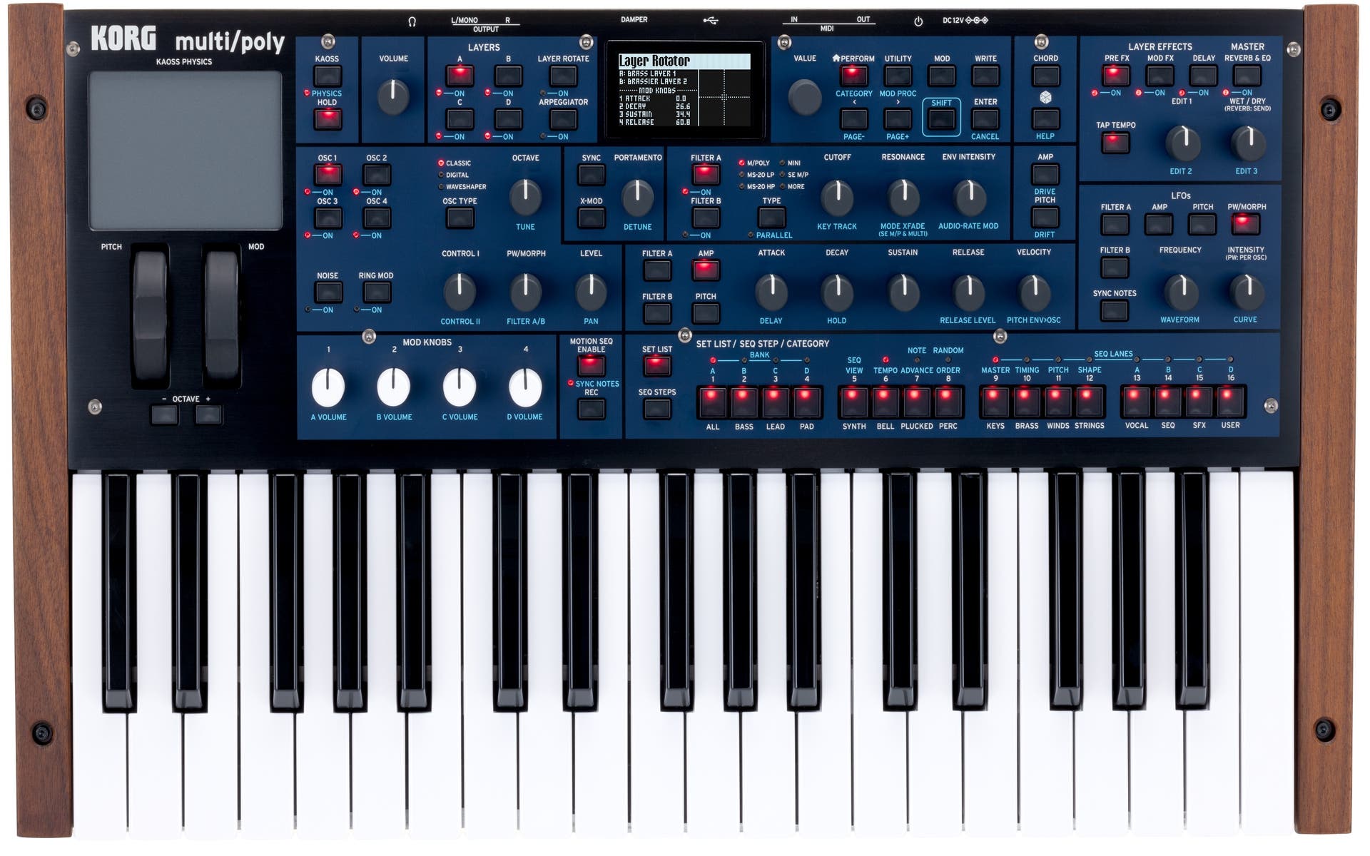 Korg Multi/Poly 37-Note Digital Synthesizer