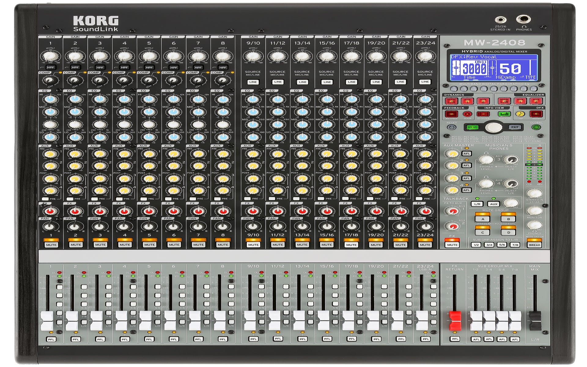 Korg MW-2408 Hybrid Analog/Digital Mixing Console