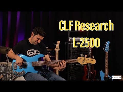 G&L CLF Research L-2500 5-String Bass w/Case - Natural