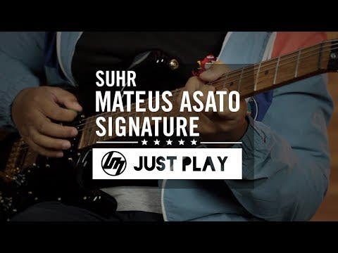Suhr Mateus Asato Classic S Antique Signature Guitar - Classic Black