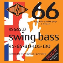 Rotosound RS665LD Swing Bass 66 Bass Strings - 45-130 (5-String Set)