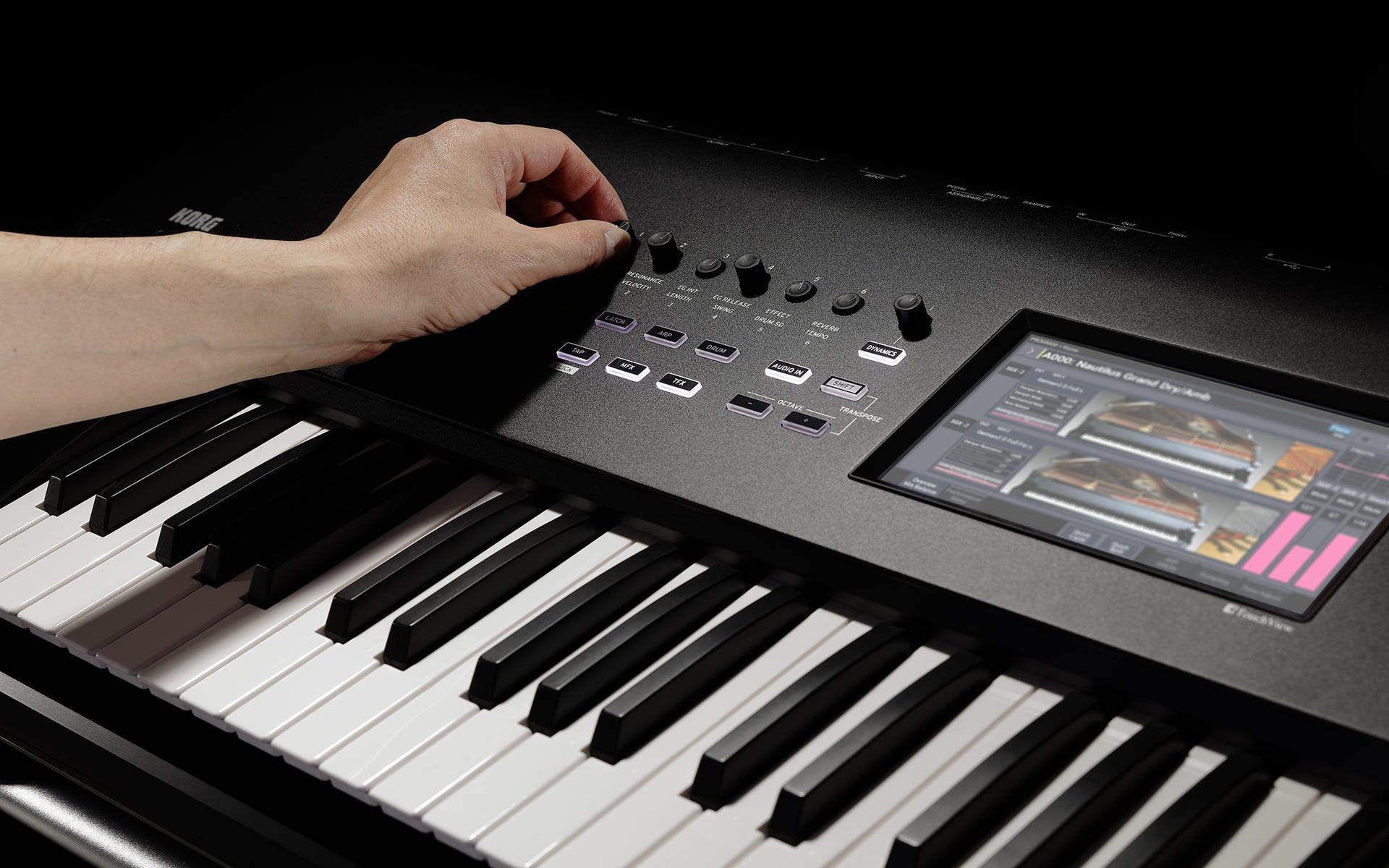 Korg Nautilus 88 Keyboard Workstation w/Piano-Touch Keys