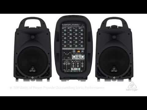 Behringer Europort PPA500BT Compact PA System w/Bluetooth