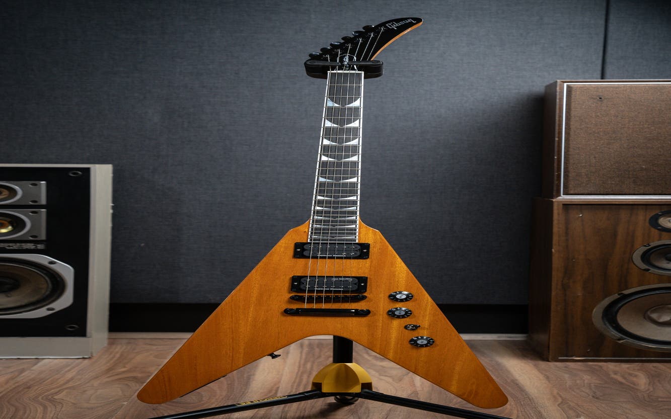 Gibson Dave Mustaine Flying V EXP - Antique Natural