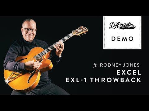 D'Angelico Excel EX-1 Throwback Hollowbody Guitar w/Case - Viola