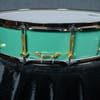 Noble and Cooley 14x6 Solid Shell Maple Snare - Green Monster Gloss (Black HW)