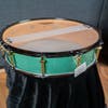 Noble and Cooley 14x6 Solid Shell Maple Snare - Green Monster Gloss (Black HW)