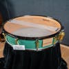 Noble and Cooley 14x6 Solid Shell Maple Snare - Green Monster Gloss (Black HW)