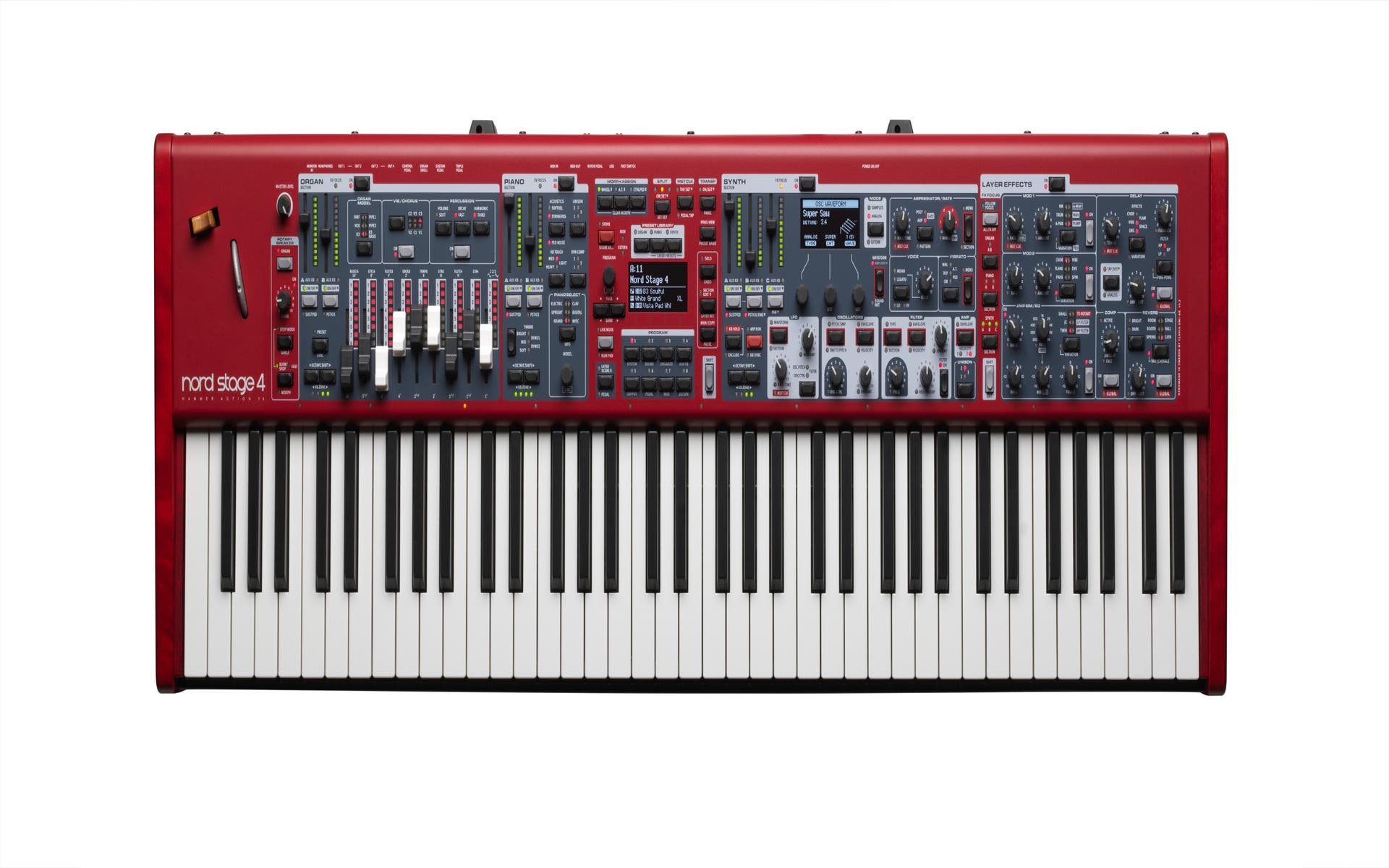 Nord Stage 4 73 Keyboard w/Weighted Keys
