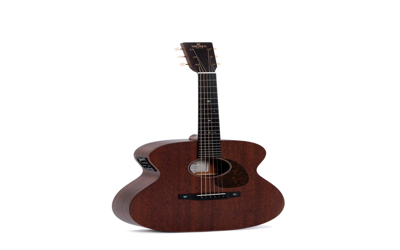 Sigma S000M-15E 000 Shape Acoustic Electric Guitar - Solid Mahogany
