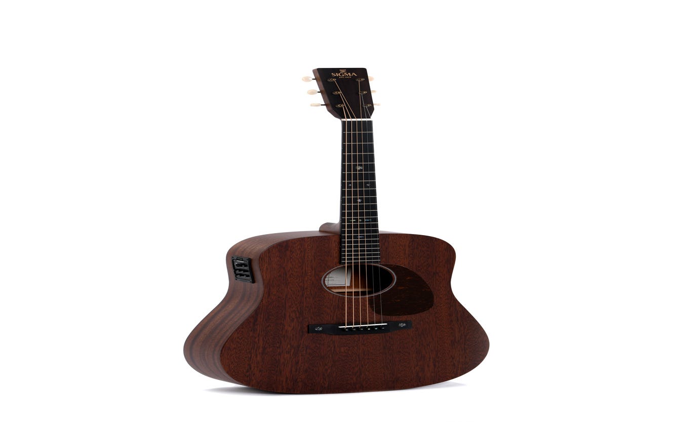 Sigma SDM-15E 15-Series Acoustic Electric Guitar - Solid Mahogany